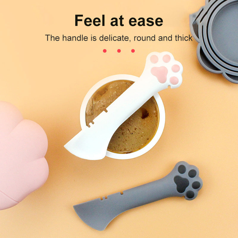 Multifunction Pet Spoon & Jar Opener Cat & Dog Feeding Tool