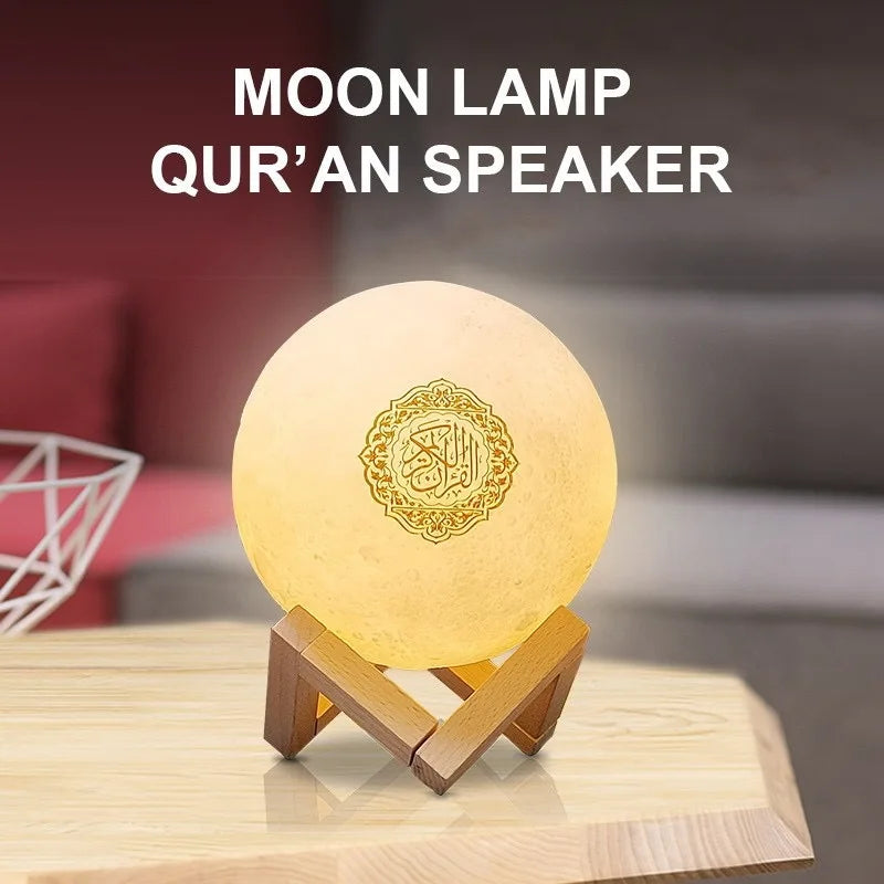 Azan Muslim Night Light Quran Portable Wireless Bluetooth Speaker Music Sound Box Blutooth For Radio FM Mini Baffle-Best Ramzan Gift 2025