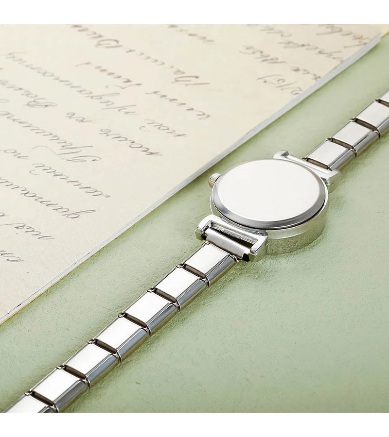 Hapiship Men/Women's Stainless Steel White Black Cool Watch Bracelet Bangle For Party Friend Wife Birthday Jewelry G197