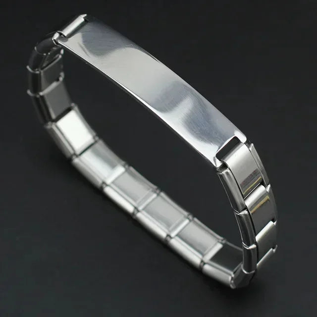 Hapiship 2025 New Fashion Blue Black Purple Personal Stainless Steel Bracelet For Women Girls Gift Jewelry G048