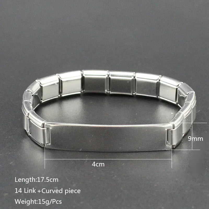 Hapiship 2025 New Fashion Blue Black Purple Personal Stainless Steel Bracelet For Women Girls Gift Jewelry G048