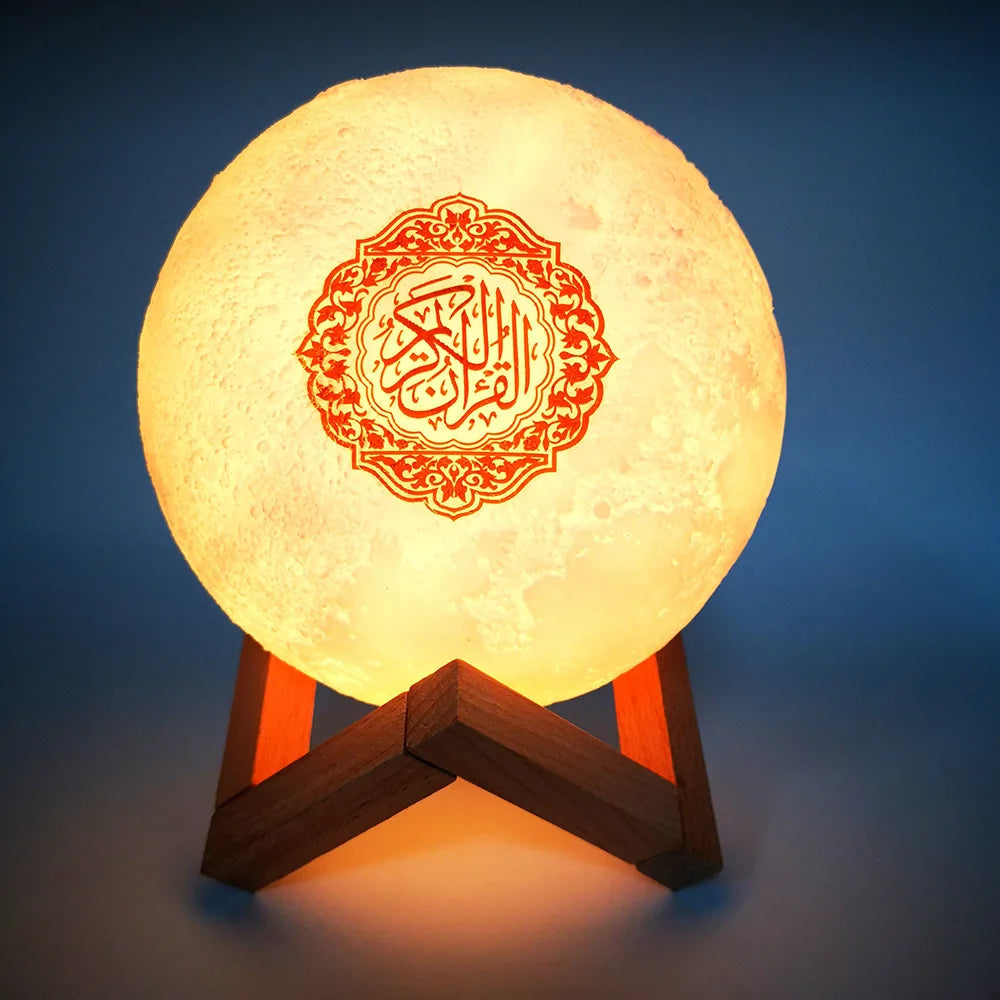 Azan Muslim Night Light Quran Portable Wireless Bluetooth Speaker Music Sound Box Blutooth For Radio FM Mini Baffle-Best Ramzan Gift 2025