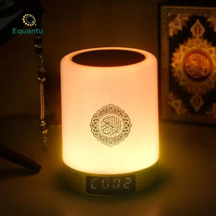 Azan Muslim Night Light Quran Portable Wireless Bluetooth Speaker Music Sound Box Blutooth For Radio FM Mini Baffle-Best Ramzan Gift 2025