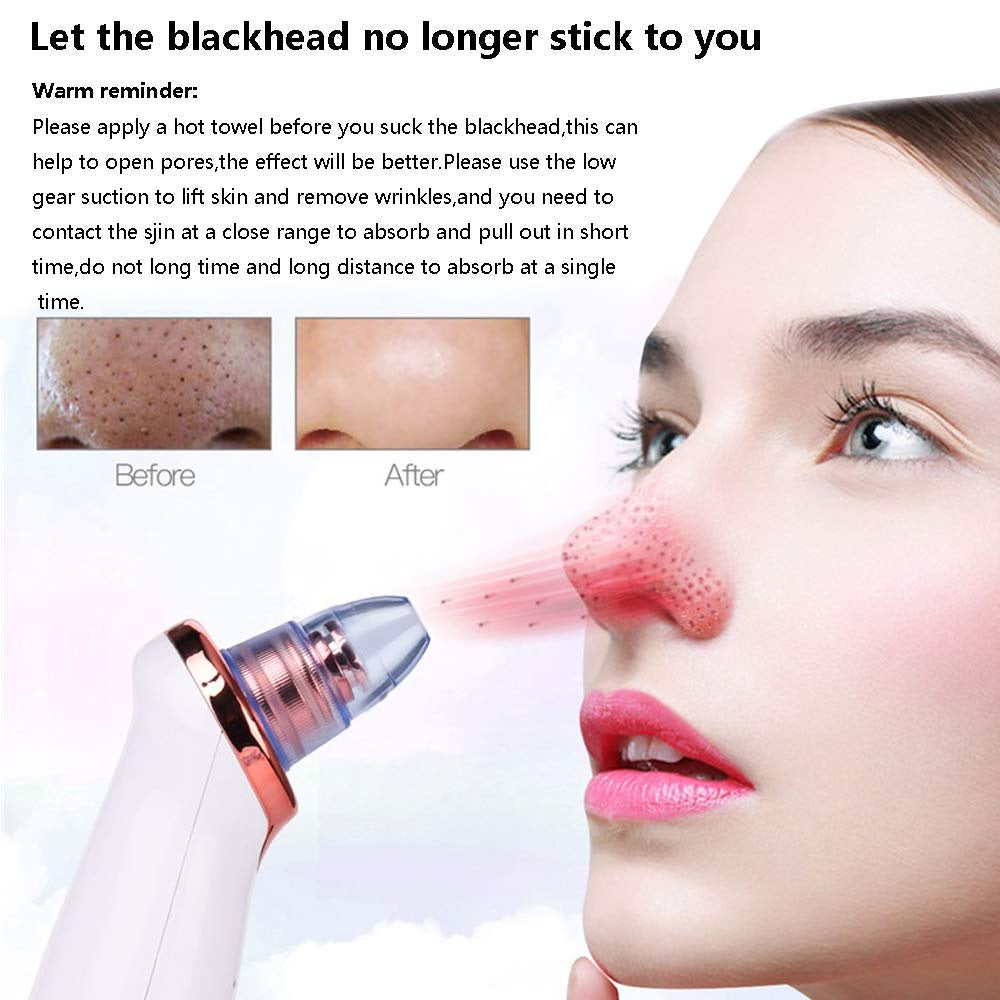 Electric Blackhead Remover & Pore Vacuum  Diamond Dermabrasion Cleaner