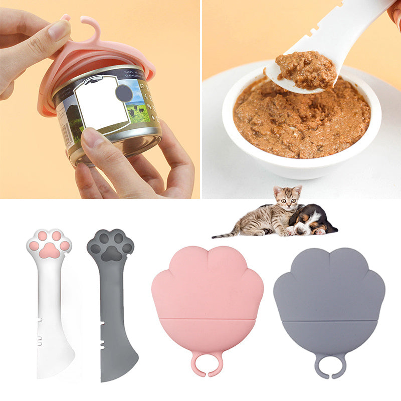 Multifunction Pet Spoon & Jar Opener Cat & Dog Feeding Tool